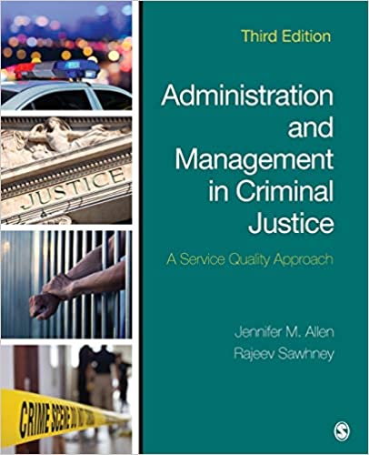 Administration and Management in Criminal Justice: A Service Quality Approach (3rd Edition) - Epub + Converted pdf